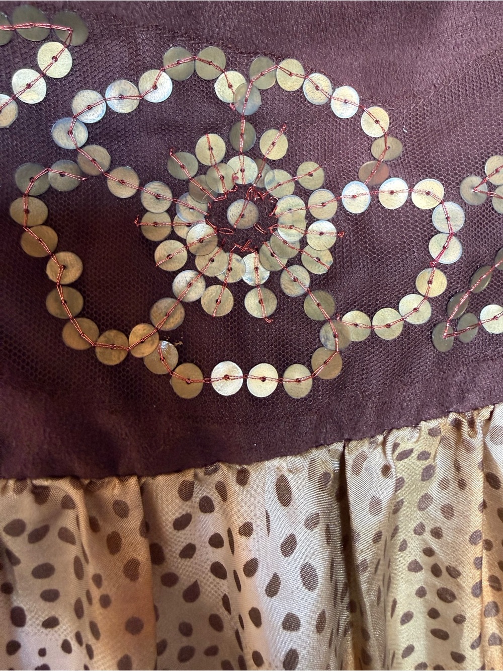 metrostyle Boho Animal Print Tiered Maxi Skirt Size 14 - Picture 4 of 11